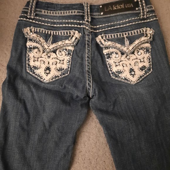 Size 3 LA Idol jeans - Picture 2 of 2